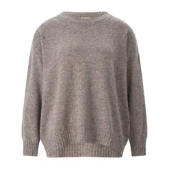 WEEKEND Max Mara Pullover Palchi aus Woll-Seiden-Mix braun Pullover