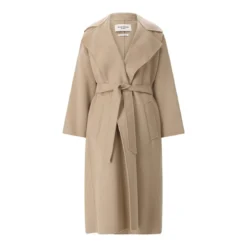 WEEKEND Max Mara Robenmantel Doperoso aus Wolle braun Wintermantel