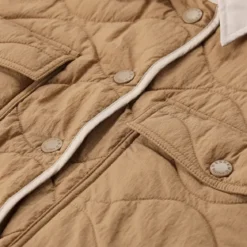 WEEKEND Max Mara Wattierte Wende-Jacke beige Übergangsjacke