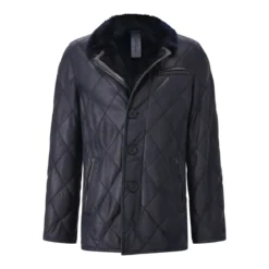 Werner Christ Lederjacke David Dunkelblau Lederjacke