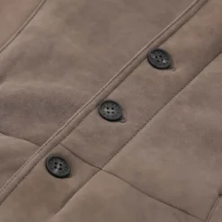 Werner Christ Mantel Antony aus Lammfell Braun Übergangsjacke