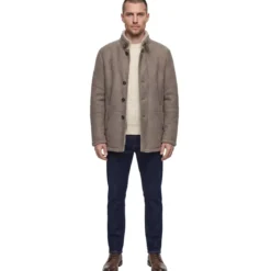 Werner Christ Mantel Antony aus Lammfell Braun Übergangsjacke