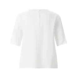 windsor. Blusenshirt mit Fransen weiß Bluse