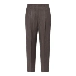 windsor. Bundfaltenhose aus Wolle braun