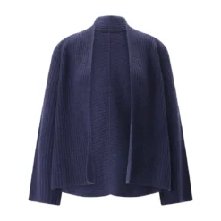 windsor. Cardigan aus Wolle & Kaschmir blau Strickjacke