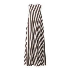 windsor. Gestreiftes Midikleid braun Midikleid