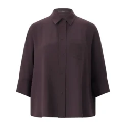 windsor. Hemdbluse mit Fledermausärmeln lila Blouson
