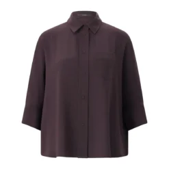 windsor. Hemdbluse mit Fledermausärmeln lila Blouson