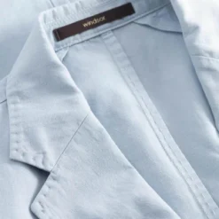windsor. Sakko aus Leinenmix blau Anzugjacke