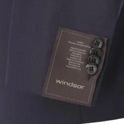 windsor. Sakko aus Wolle schwarz Anzugjacke