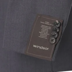 windsor. Sakko aus Wolle schwarz Anzugjacke