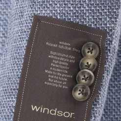 windsor. Shaped-Fit Sakko Giro blau Anzugjacke