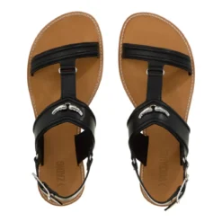 Zadig & Voltaire Caprese Wings Leather Noir Sandalen